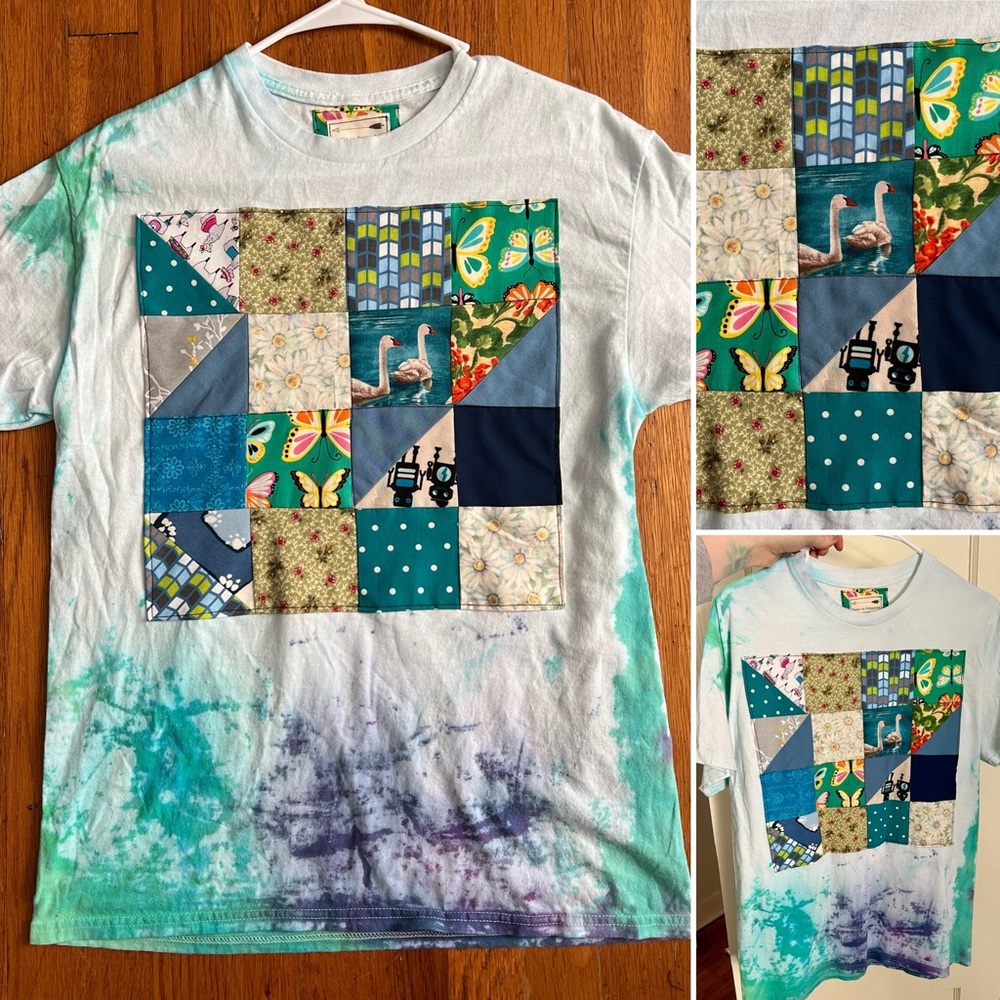 Quilt Tee Tie Dye Splatter